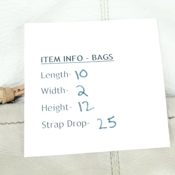 The Sak Women's Cream Tan Pebbled Leather Top Zip Messenger Crossbody Bag - Picture 13 of 13